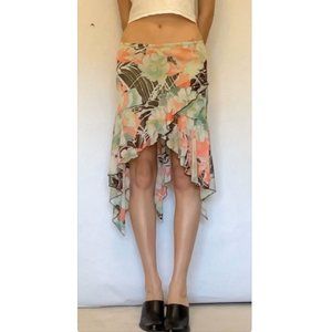 Y2K Floral Skirt